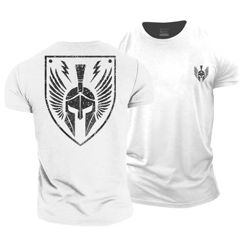 Men's Warrior Shield Cotton T-Shirt